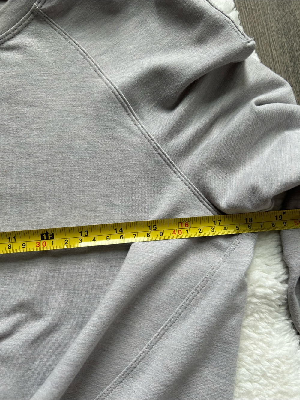 Lululemon Grey Tuck and Gather Pullover Knot Top - Picture 7 of 9